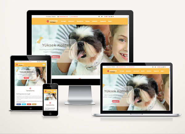 Veteriner Kliniği Web Sitesi Woof v5.0